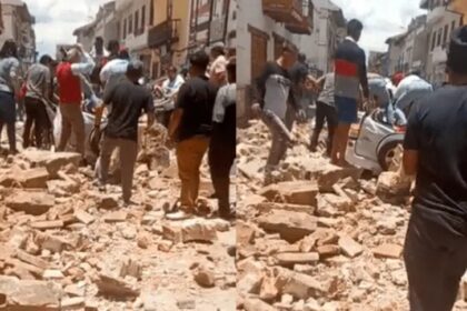 Angustiantes videos de sismo que sacudió a Ecuador este 18Mar