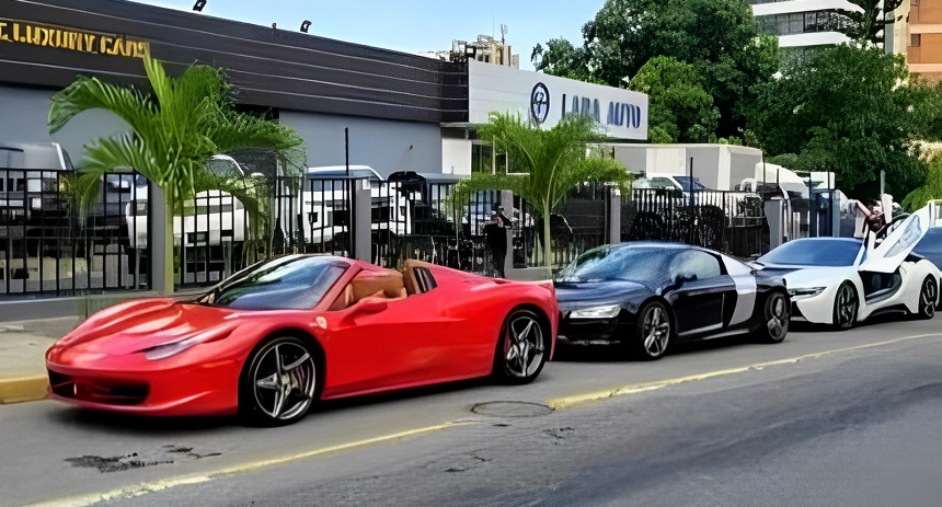 Filtran imágenes de lo que fue la incautación de carros de lujo en concesionario de Barquisimeto vinculado a corrupción roja