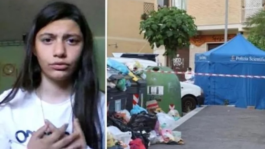 CONMOCIÓN EN ITALIA | Hallan cadáver de asolescente en contenedor de basura, fue llevado hasta allí en un carrito de mercado por su presunto asesino