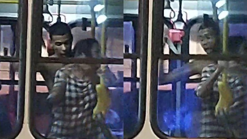 EN VIDEO: La tensión que se vivió durante el secuestro de un autobús en Brasil donde mujer fue tomada como rehén