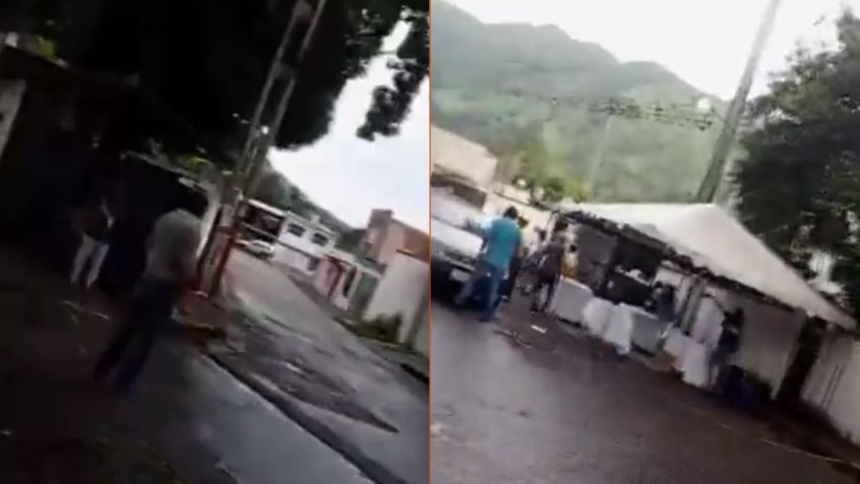 VIDEO: Denuncian disparos, robo de mesas y cajas en centro electoral del Limón en Maracay