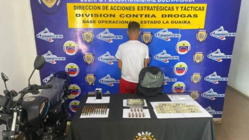 LA GUAIRA: Detuvieron a un hombre con 9 ampollas de fentanilo
