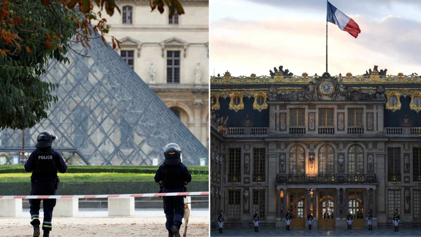 Amenazas de bomba provocan la evacuación del Louvre y el palacio de Versalles