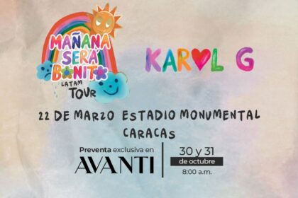 Avanti abrirá la primera preventa en Venezuela para los seguidores de Karol G