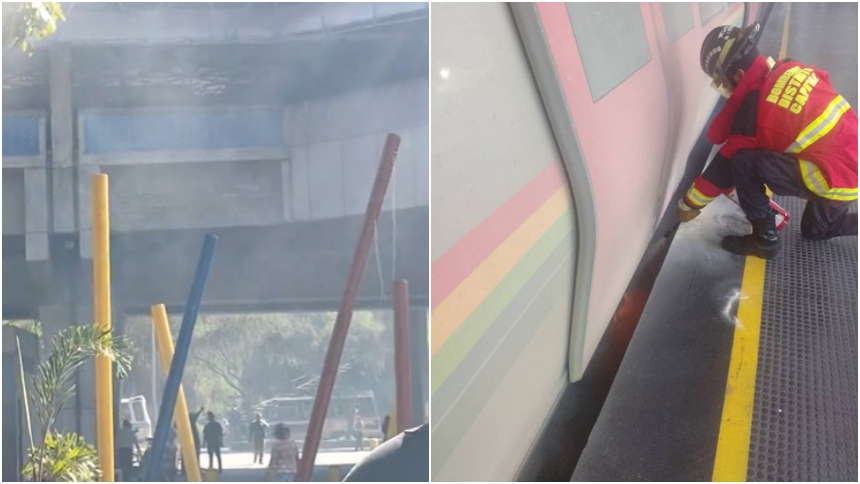Usuarios reportaron la explosión de un vagón del Metro de Caracas. El hecho habría ocurrido en la estación Zoológico durante la tarde este lunes 19 de febrero.  