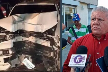 Falleció exalcalde chavista de Punto Fijo tras chocar su camioneta contra un poste de luz