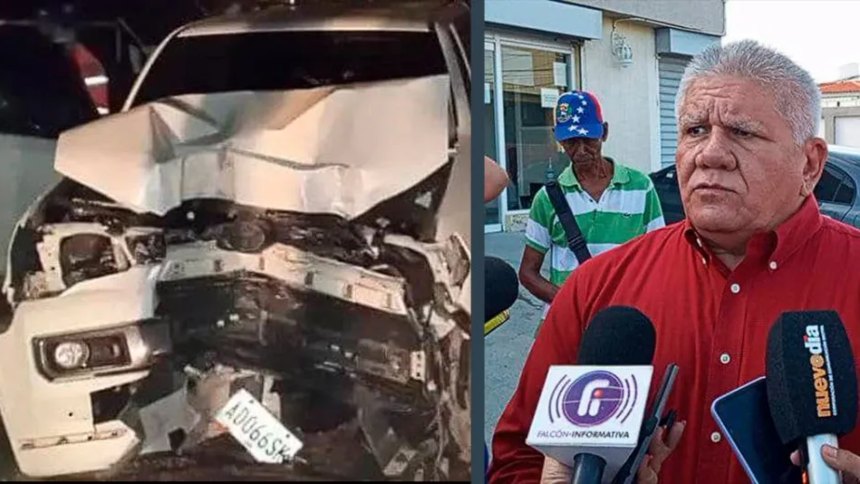 Falleció exalcalde chavista de Punto Fijo tras chocar su camioneta contra un poste de luz