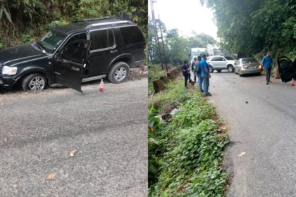 El equipo de la candidata presidencial opositora María Corina Machado chocó en el estado Mérida, pero desmintieron que ella en la camioneta.  