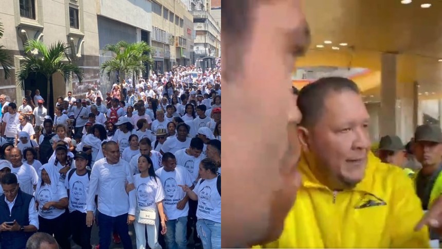 EN VIDEOS: Leocenis García y José Brito acudieron a inscribir su candidatura al CNE este 23Mar