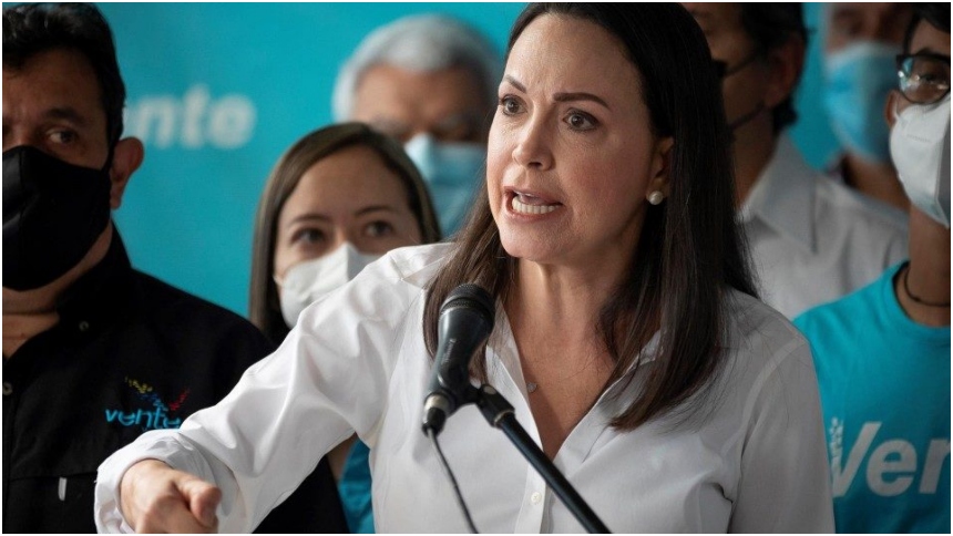 La candidata presidencial opositora, María Corina Machado, lanzó este miércoles 20 de marzo una "alerta mundial" y catalogó como “cobardes