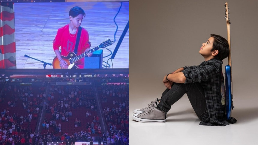 Francisco Javier Cárdenas es el joven músico venezolano, de tan solo 13 años de edad, quien interpretó el himno de EEUU.