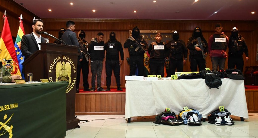 Policía de Bolivia capturó a cuatro miembros del Tren de Aragua