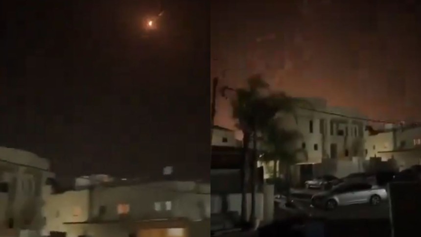 EN VIDEO: Misiles balísticos caen sobre base aérea israelí tras ataque lanzado por Irán