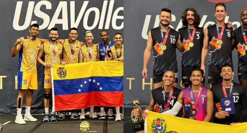 Venezuela se alzó con el título en el USA Volleyball Adults